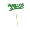 Inscription Joyeuses Pâques sur pique (x50)-Cerf Dellier New