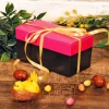 Kit ballotin chocolats fuchsia / noir-Cerf Dellier New