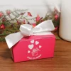 Kit ballotin chocolats fuchsia "Bonne fête maman"-Cerf Dellier Online
