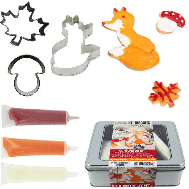 Kit biscuits forêt - DDM 05/24-Cerf Dellier Online