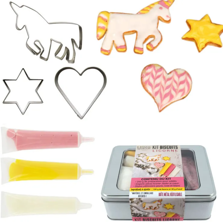 Kit biscuits licorne-Cerf Dellier