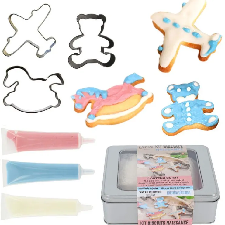 Kit biscuits naissance-Cerf Dellier Discount
