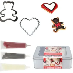 Kit biscuits thème St-Valentin-Cerf Dellier Online
