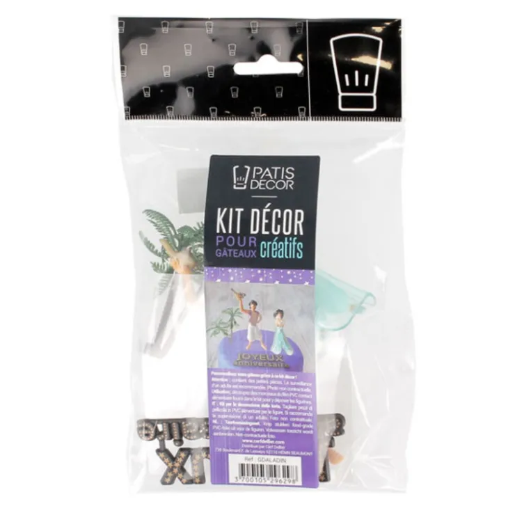 Kit décor gâteau Aladin et Jasmine-Cerf Dellier Online