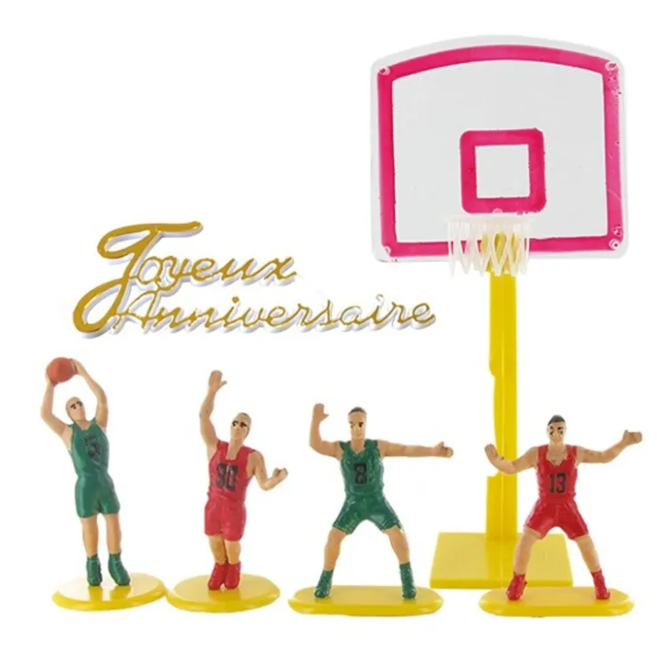 Kit décor gâteau Basket Ball-Cerf Dellier Best