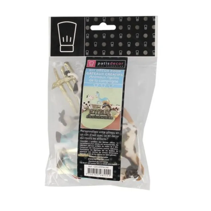 Kit décor gâteau Campagne-Cerf Dellier Hot
