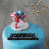 Kit décor gâteau Captain America-Cerf Dellier Outlet