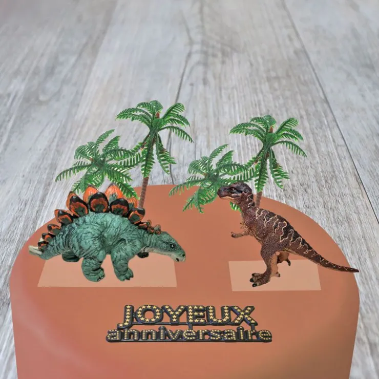 Kit décor gâteau Dinosaures-Cerf Dellier Sale