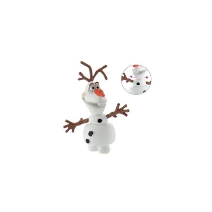 Kit décor gâteau Elsa et Olaf-Cerf Dellier New