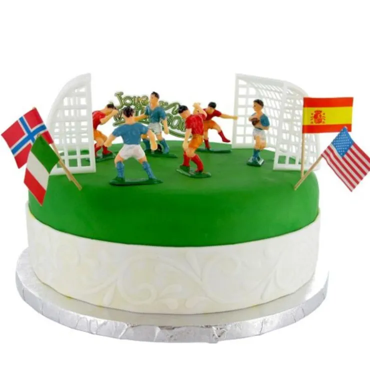 Kit décor Gâteau Football-Cerf Dellier Online
