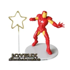 Kit décor gâteau Iron Man-Cerf Dellier Online
