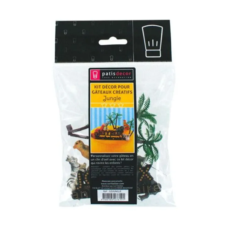 Kit Décor Gâteau Jungle-Cerf Dellier Outlet