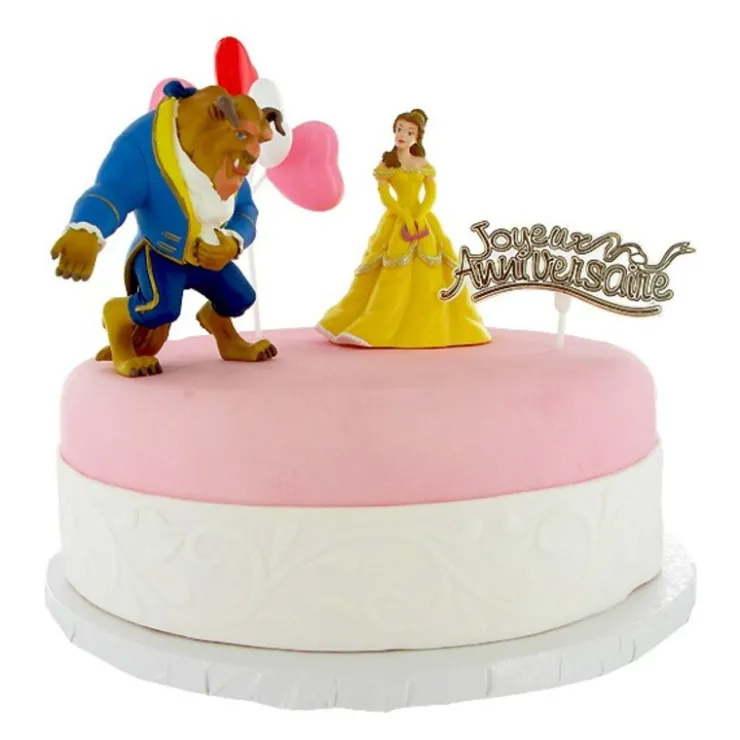 Kit décor Gâteau La Belle et la Bête-Cerf Dellier Online