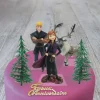 Kit décor gâteau La Reine des Neiges-Cerf Dellier Discount