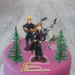 Kit décor gâteau La Reine des Neiges-Cerf Dellier Discount