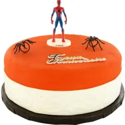 Kit décor gâteau L'Homme Araignée-Cerf Dellier New