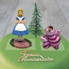 Kit décor gâteau Petite fille dans un monde merveilleux-Cerf Dellier New