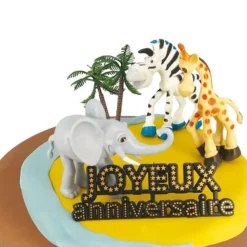 Kit décor Gâteau Safari-Cerf Dellier Best