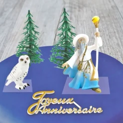 Kit décor Gâteau Sorcier-Cerf Dellier Hot