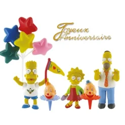 Kit Décor Gâteau The Simpsons-Cerf Dellier Outlet