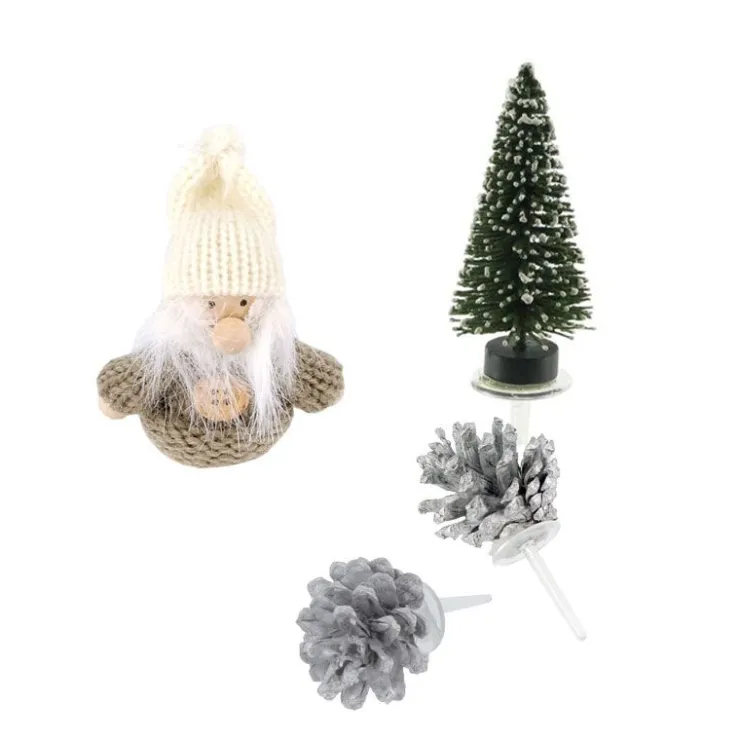 Kit décor Noël lutin gris-Cerf Dellier Online