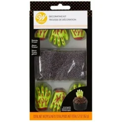 Kit décoration mains de zombie pour cupcakes Wilton-Cerf Dellier Hot