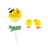 Kit décors de Pâques poussins chenilles-Cerf Dellier Hot