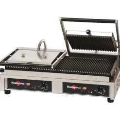 Krampouz grill fonte rainurée amovible double 3,76 KW-Cerf Dellier Best