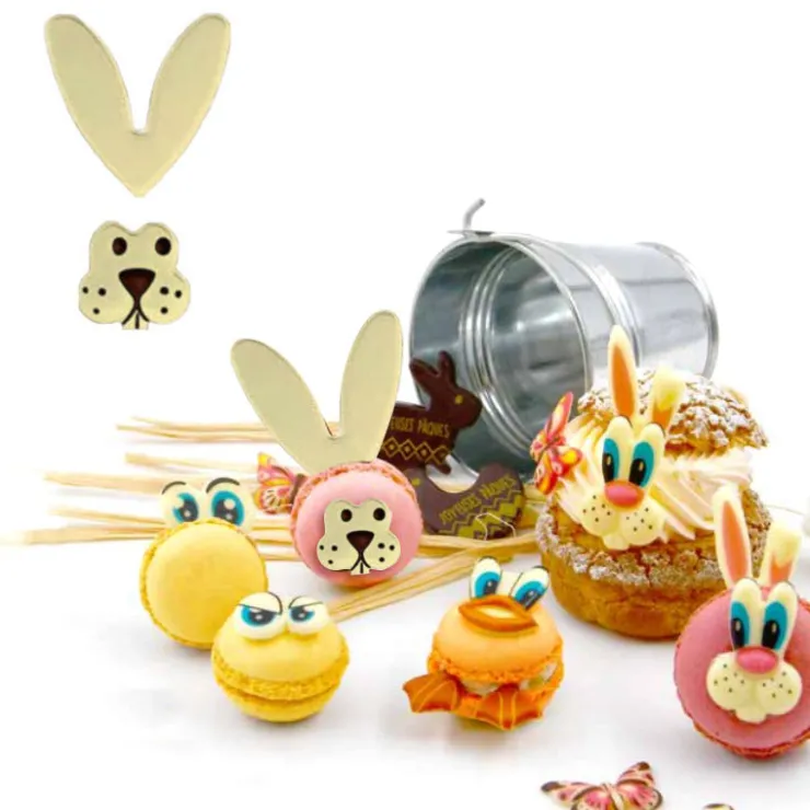 Lapin en chocolat blanc (x64)-Cerf Dellier Best