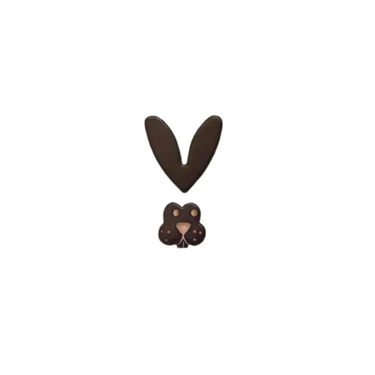 Lapins en chocolat noir (x 64) - DDM 07/24-Cerf Dellier Clearance