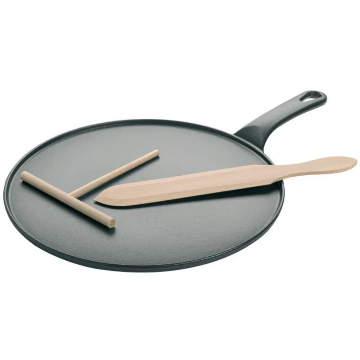 Le Chasseur crêpière noire 30 cm-Cerf Dellier New