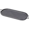 Le Chasseur grill ovale à anses 53 x 23 cm-Cerf Dellier Hot