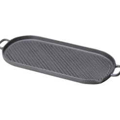 Le Chasseur grill ovale à anses 53 x 23 cm-Cerf Dellier Hot