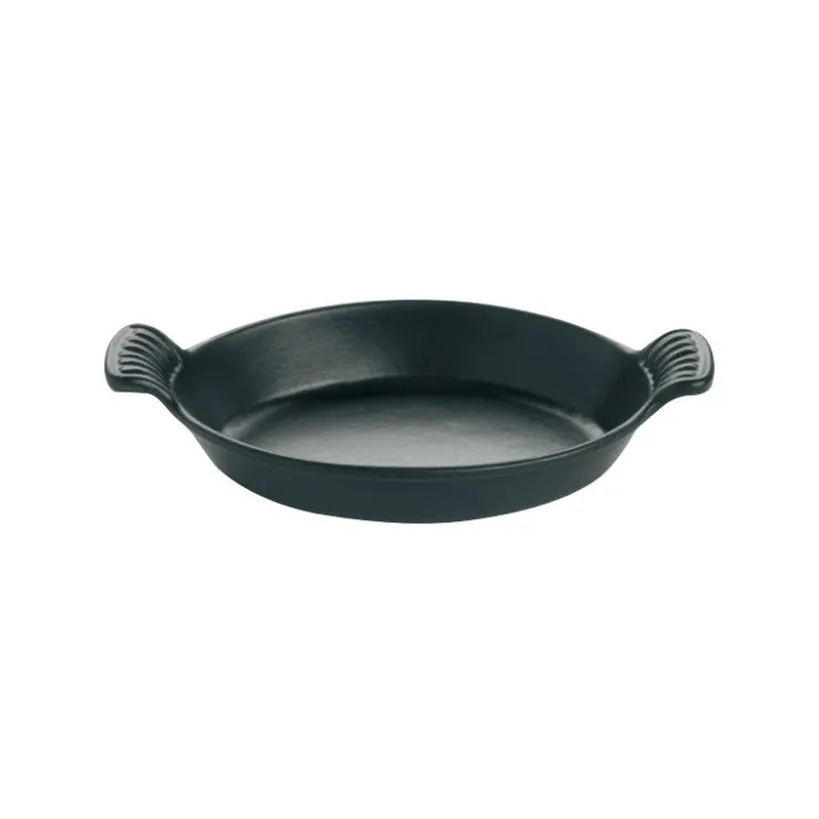 Le Chasseur plat ovale noir 25 cm-Cerf Dellier Clearance