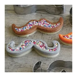 Lot de 3 emporte-pièces moustaches en inox-Cerf Dellier Clearance