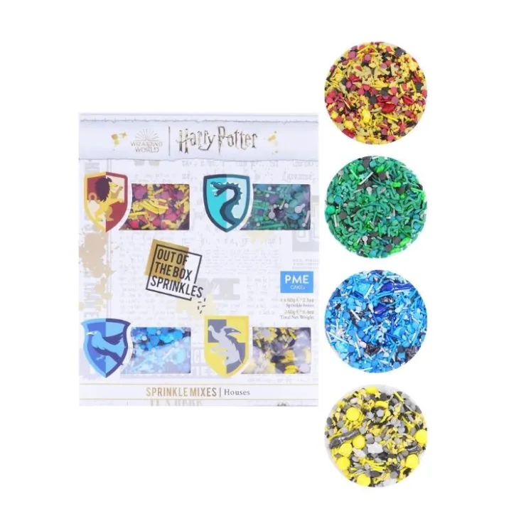 Lot de décors comestibles Maisons Poudlard Harry Potter 240g-Cerf Dellier Clearance