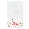 Lot sachets motif Noël Magique + liens - 14 x 23 cm (x10)-Cerf Dellier