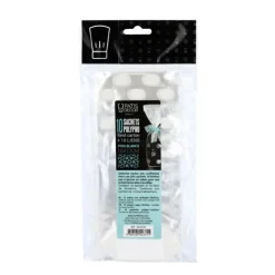 Lot sachets pois blancs + liens - 10 x 22 cm (x10)-Cerf Dellier Outlet