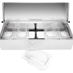 Matfer condibox avec 5 bacs GN 1/9 cristal-Cerf Dellier Sale