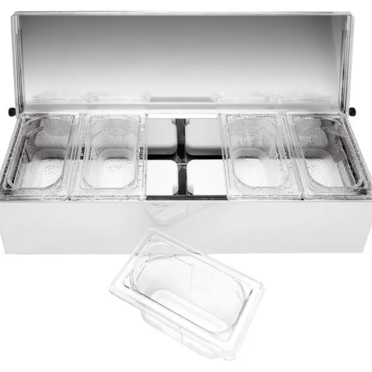 Matfer condibox avec 5 bacs GN 1/9 cristal-Cerf Dellier Sale