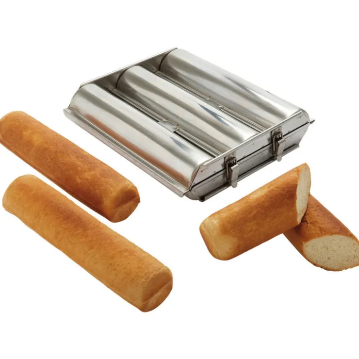 Matfer pain de mie rond triple inox mignon 30 cm diamètre 4,5 cm 180 g-Cerf Dellier