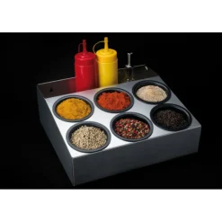 Matfer roll box inox 6 bols 38x36 cm-Cerf Dellier Discount
