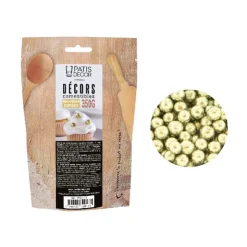 Maxi perles dorées comestibles Ø 8 mm 350 g-Cerf Dellier Online