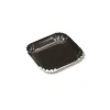 Mini assiette carton carrée noire 65 mm (x100)-Cerf Dellier