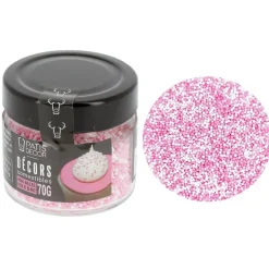 Mini billes roses et blanches-Cerf Dellier Outlet