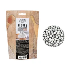 Mini perles argentées comestibles Ø 2 mm 350 g-Cerf Dellier Outlet