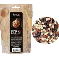 Mini perles de céréales 3 chocolat 250 g-Cerf Dellier Best