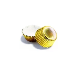 Mini-Caissettes aluminium dorées PME (x45)-Cerf Dellier