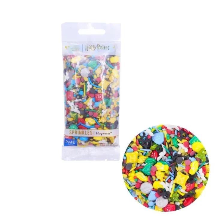 Mélange de décors comestibles thème Poudlard Harry Potter 60g-Cerf Dellier Outlet
