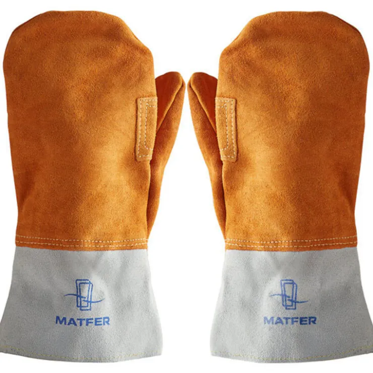 Moufles de protection en croûte cuir 10 cm-Cerf Dellier Sale